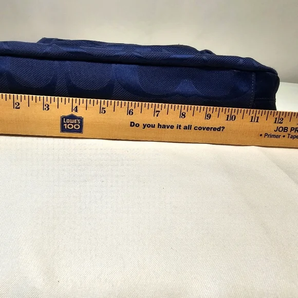 Authentic Navy Blue Coach Crossbody Bag - Picture 9 of 11